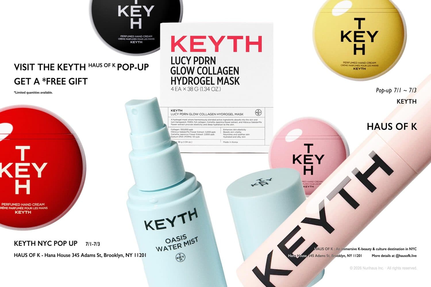KEYTH NYC Pop-up — HAUS OF K Brooklyn